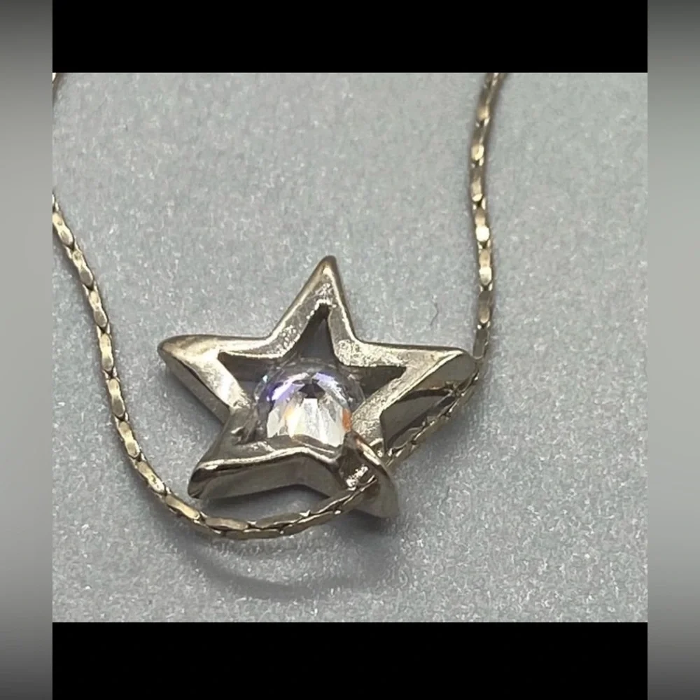 Alexa’s Angels Cubic Zirconia Star Necklace #6538